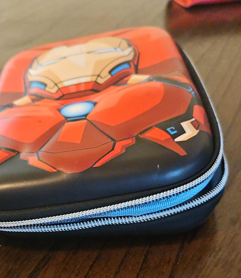 iron man 3-D pencil case thumbnail