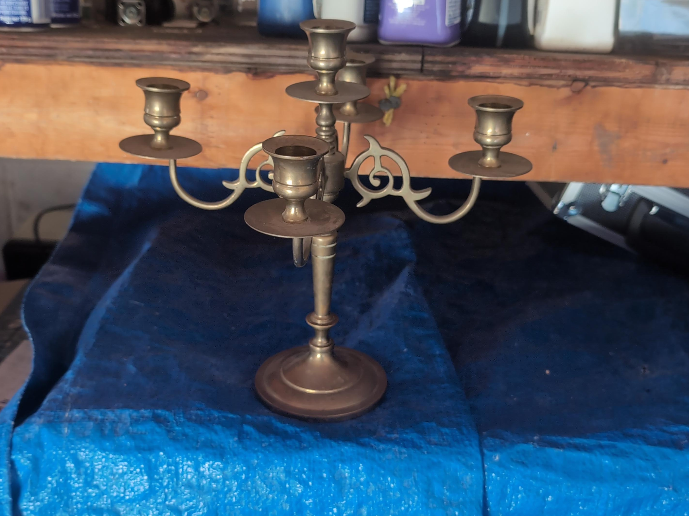 Vintage Brass Candelabra thumbnail