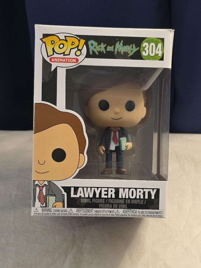 Funko Pop! Rick and Morty Lawyer Morty #304 thumbnail