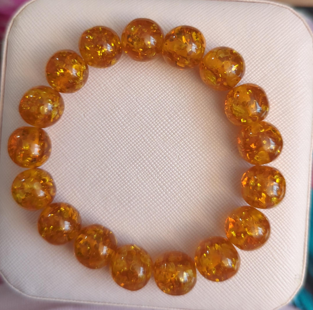 Amber Bead Bracelet