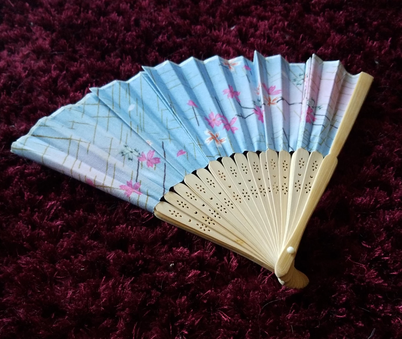 Decorative Hand Fan with Case thumbnail