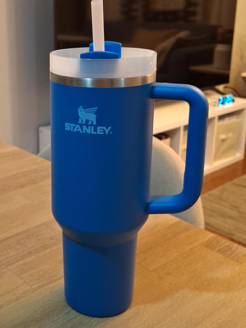 New !!! Stanley IceFlow Tumbler 40oz Blue thumbnail