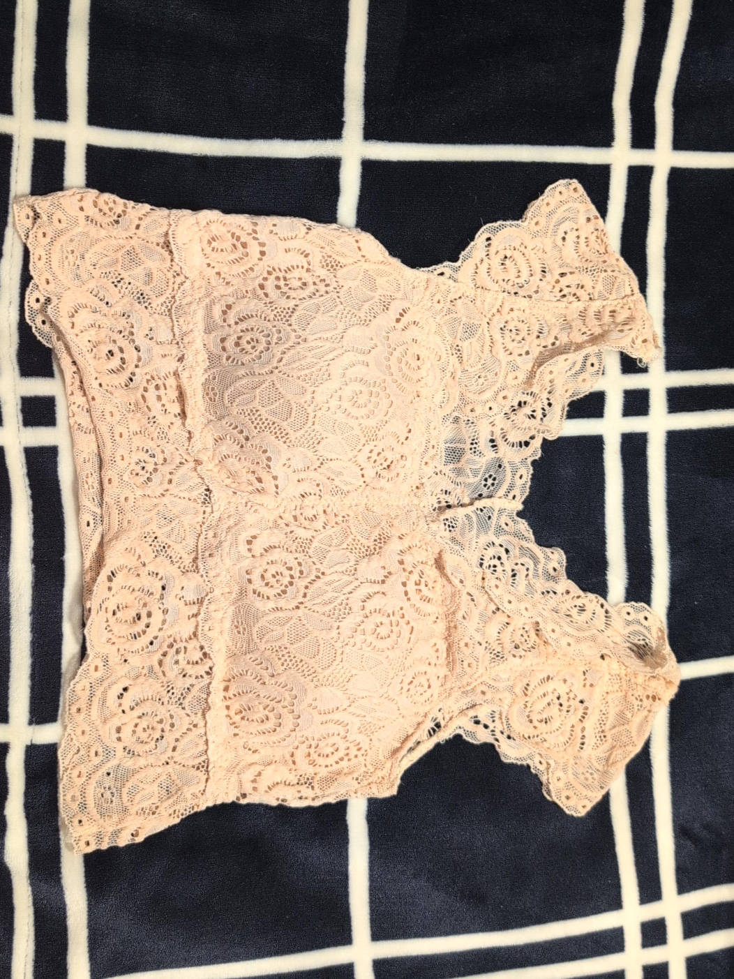 Lace Bralette - Peach thumbnail