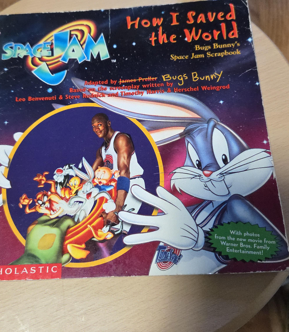 Space Jam: How I Saved the World Book vintage original thumbnail