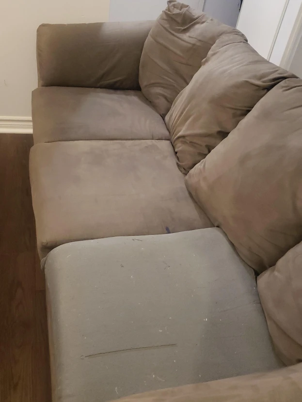 Comfortable gray Sectional Sofa thumbnail