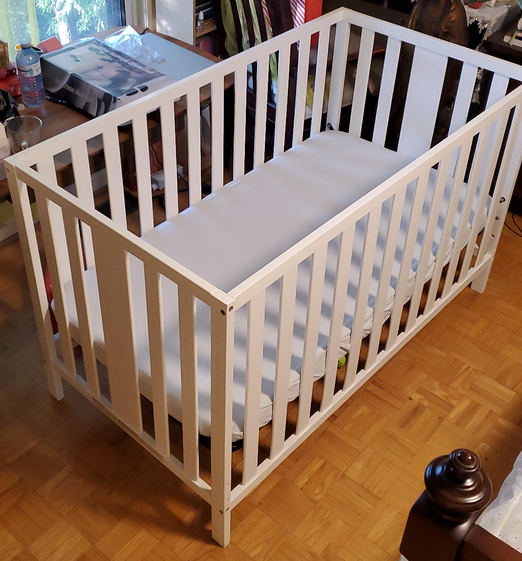 White Baby Crib