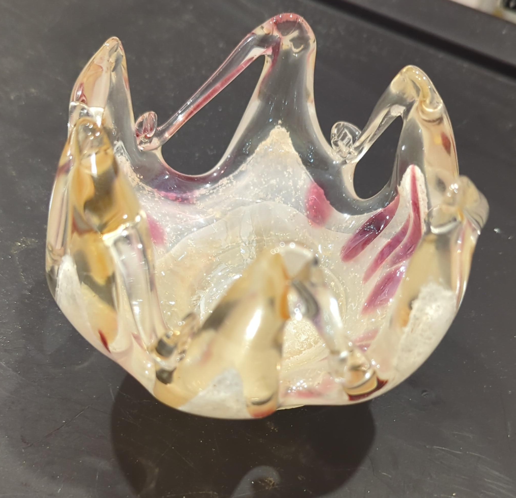 Murano Style Art Glass Bowl thumbnail