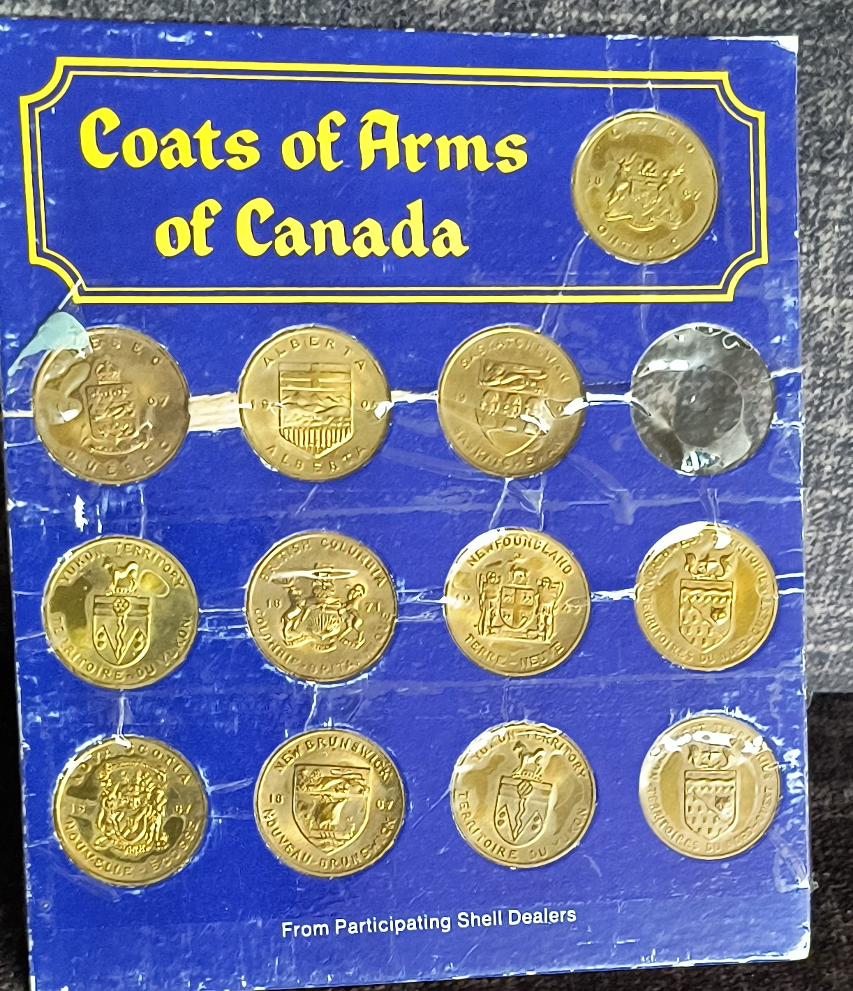 Coats of Arms & Floral Emblems of Canada Coin Set thumbnail