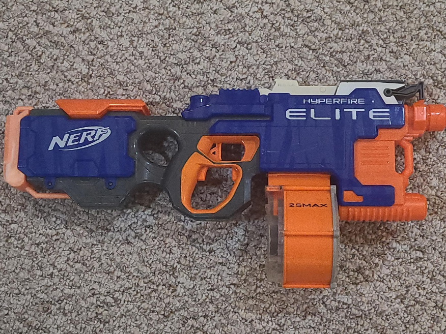 Nerf Elite Hyperfire Blaster thumbnail