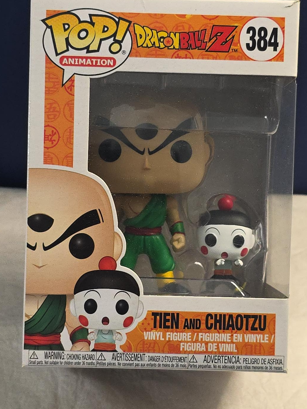 Funko Pop! Dragon Ball Z Tien and Chiaotzu #384 thumbnail