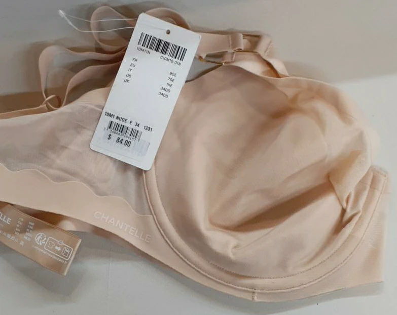 Chantelle Nude & Black Bras - Size 34 thumbnail