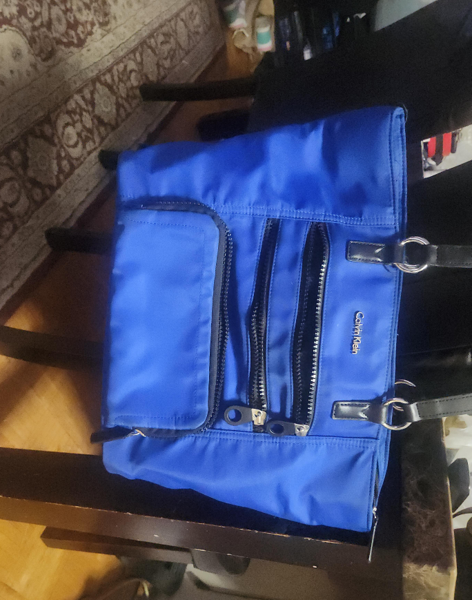 Calvin Klein Blue Tote Bag thumbnail