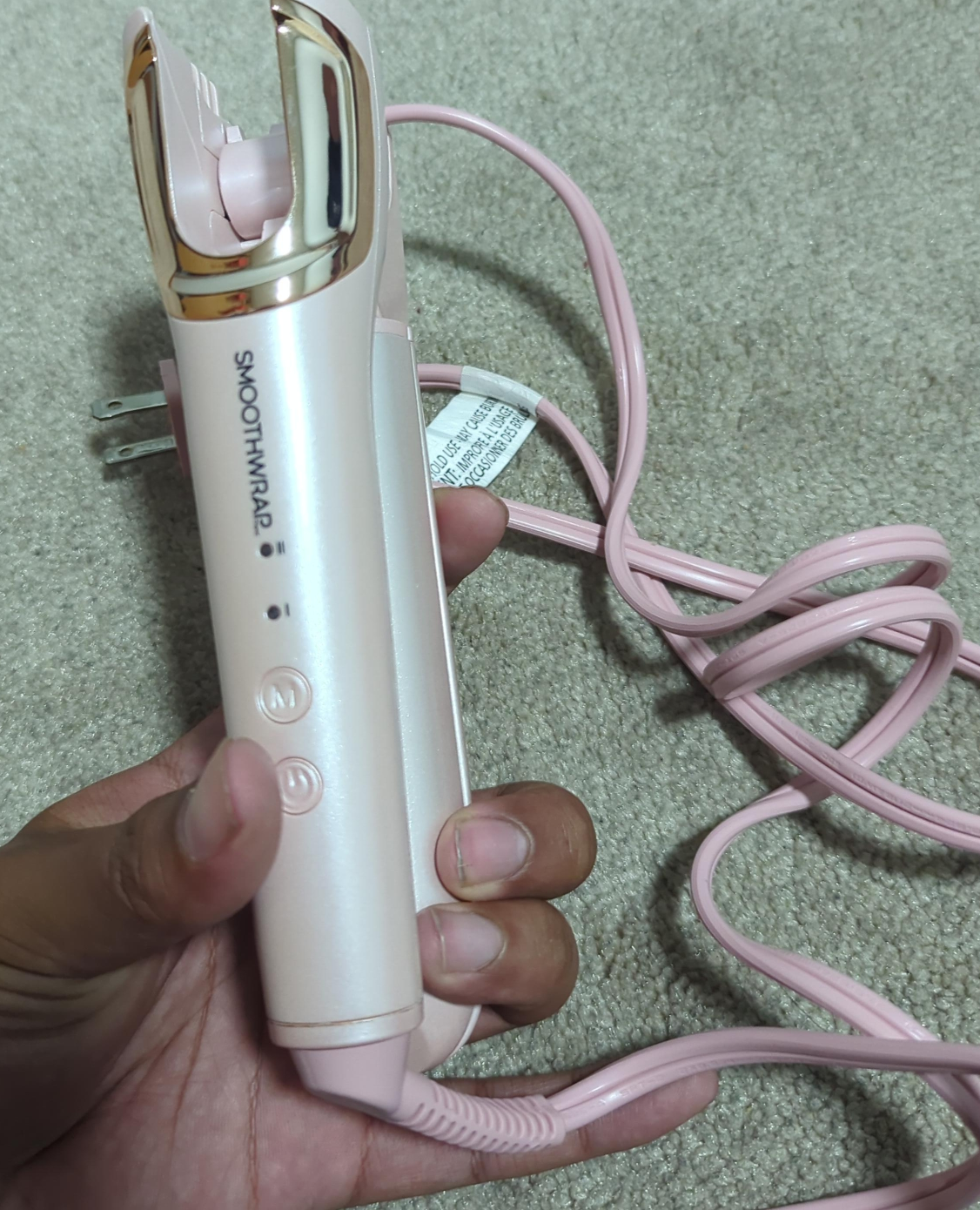 Smoothwrap Hair Curler - Pink thumbnail