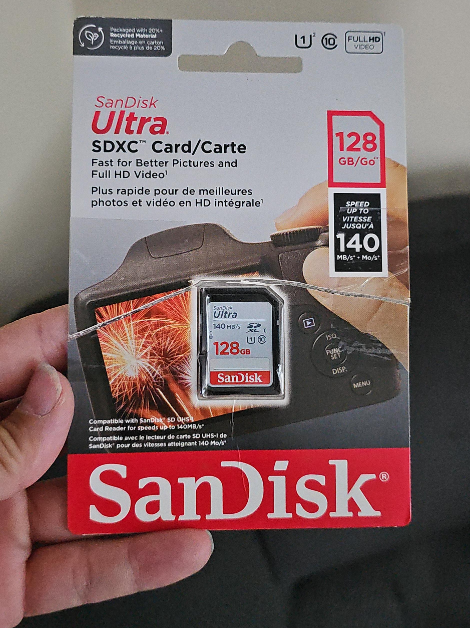 SanDisk Ultra 128GB SDXC Card - New thumbnail
