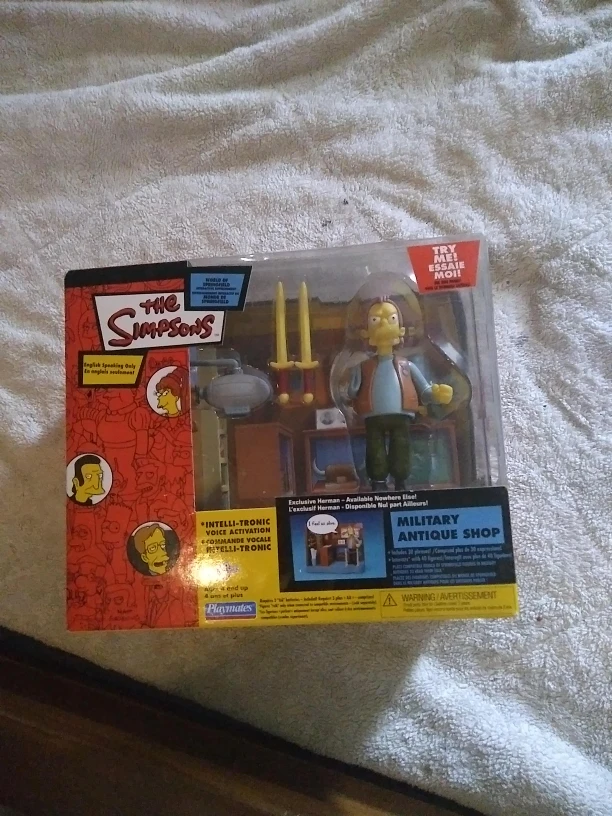 The Simpsons Military Antique Shop Herman Figure thumbnail