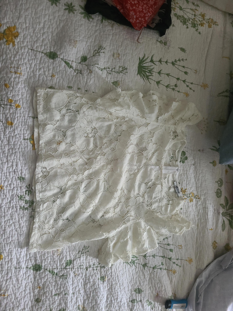 Zara Trafaluc Lace Top - Size M thumbnail