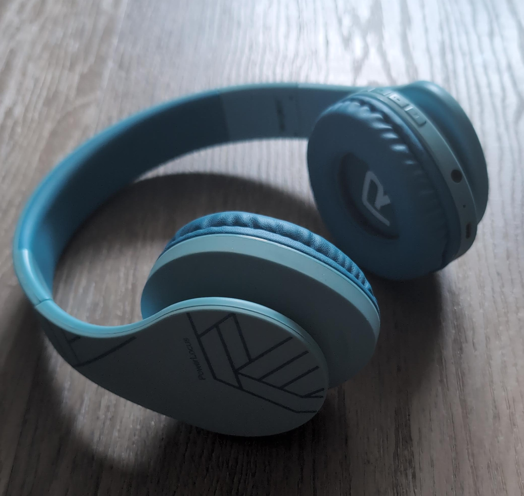 PowerLocus Bluetooth Headphones - Blue thumbnail