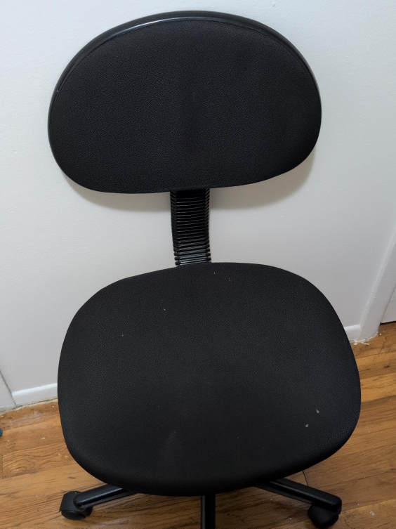 Black Office Chair #freecycle thumbnail