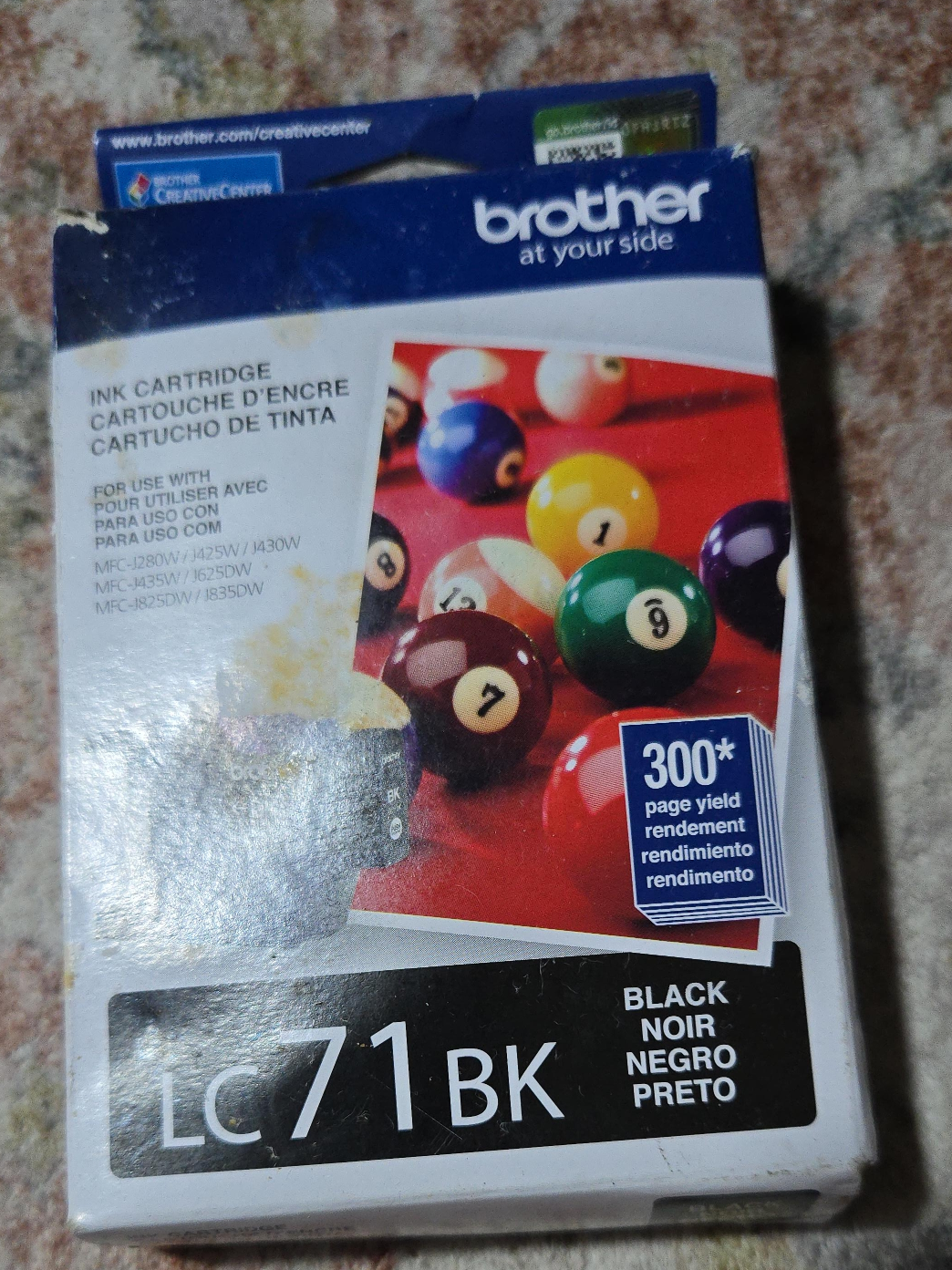 Brother LC71BK Black Ink Cartridge thumbnail