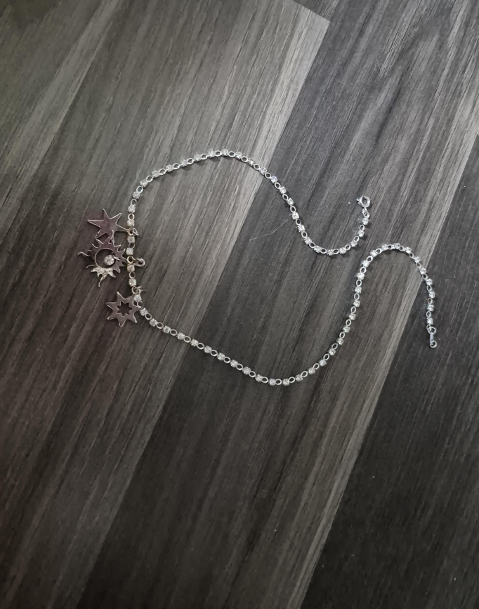 Silver-tone Star Charm Necklace thumbnail