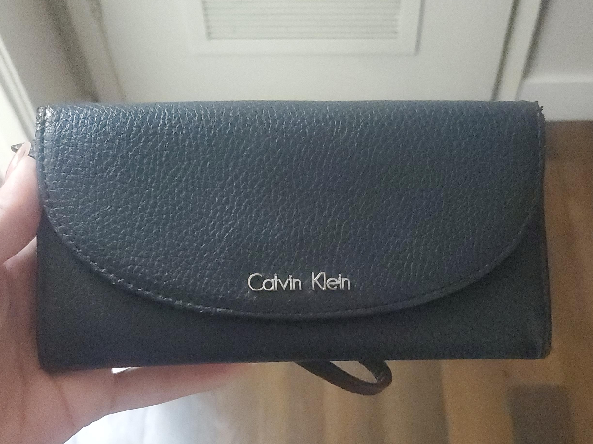 Calvin Klein Black Pebbled Leather Wallet