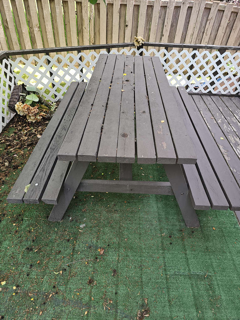 Wooden Picnic Table thumbnail