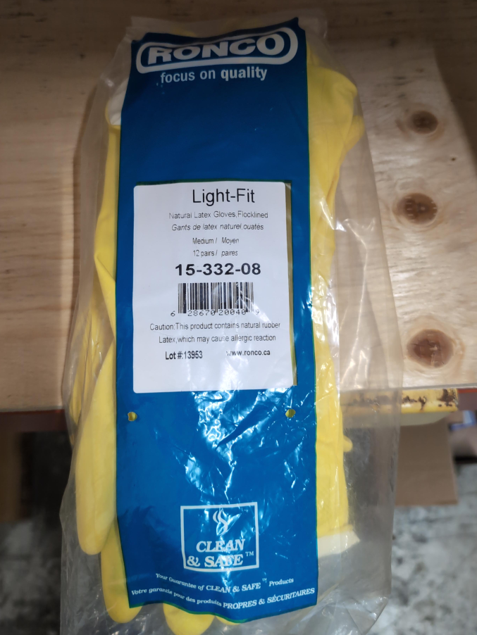 RONCO Light-Fit Latex Gloves - Medium (8 pack) thumbnail
