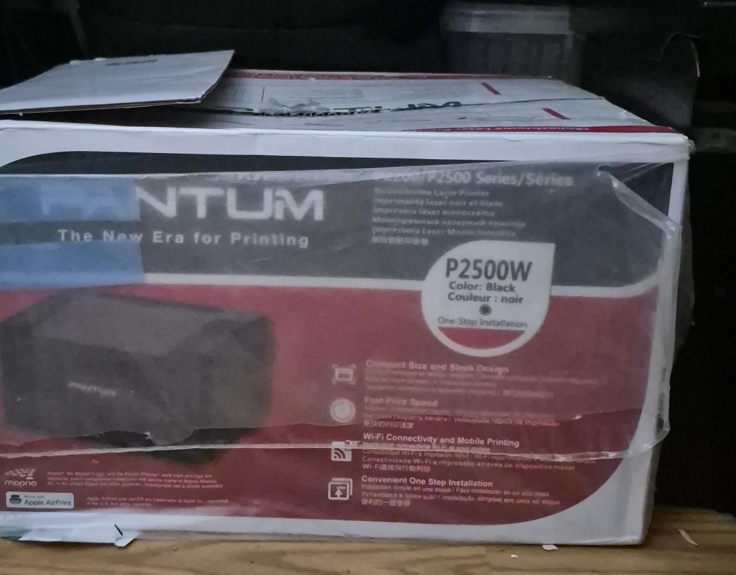 Pantum P2500W Monochrome Laser Printer - Like New thumbnail