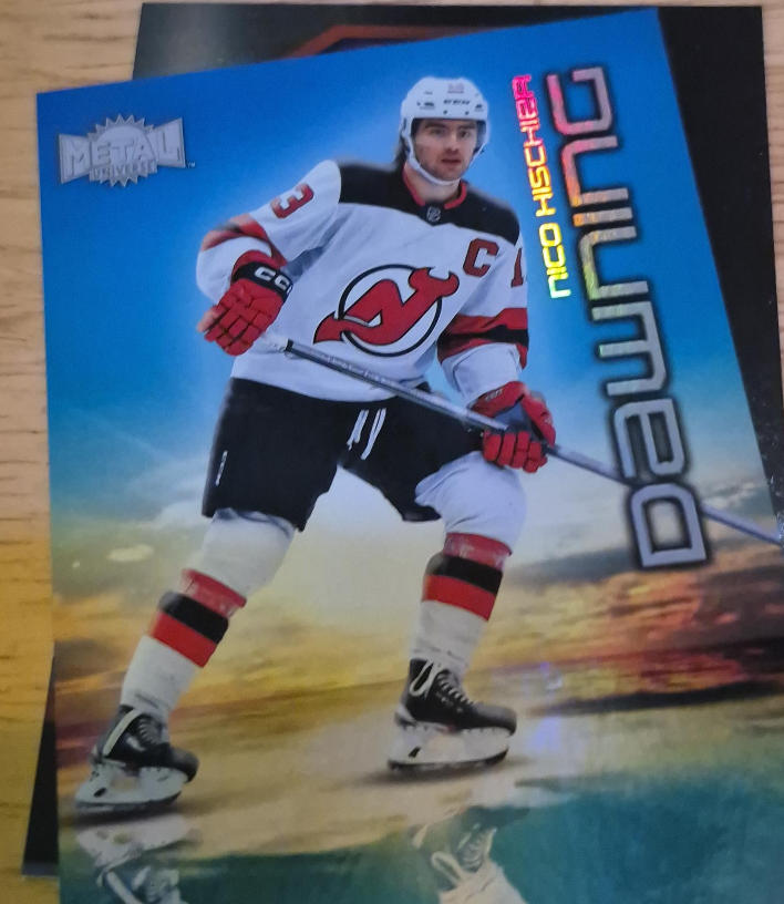 Nico Hischier Metal Universe Hockey Card thumbnail