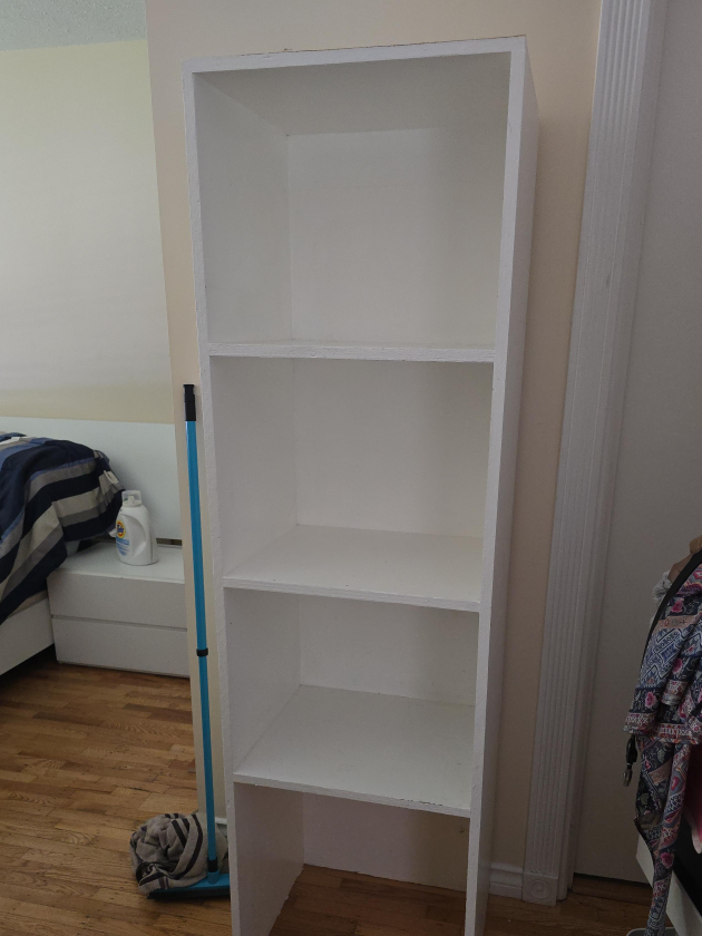 White Wooden Bookshelf thumbnail