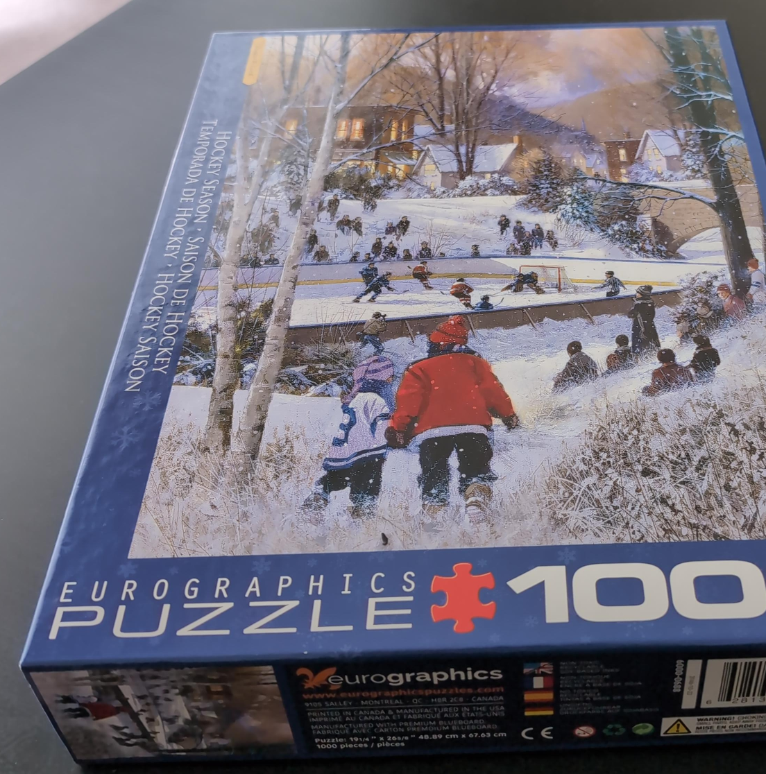 Eurographics Hockey Season 1000-Piece Puzzle thumbnail