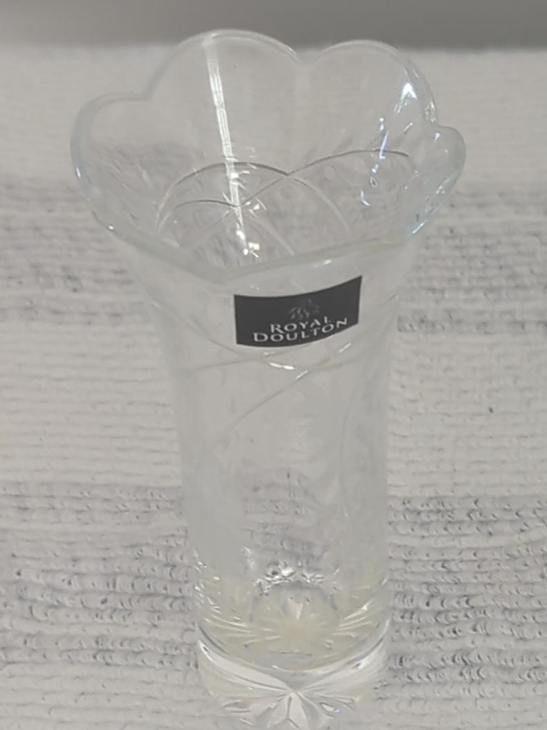 Royal Doulton Crystal Bud Vase thumbnail