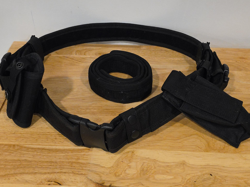 Black Duty Belt with Pouches thumbnail