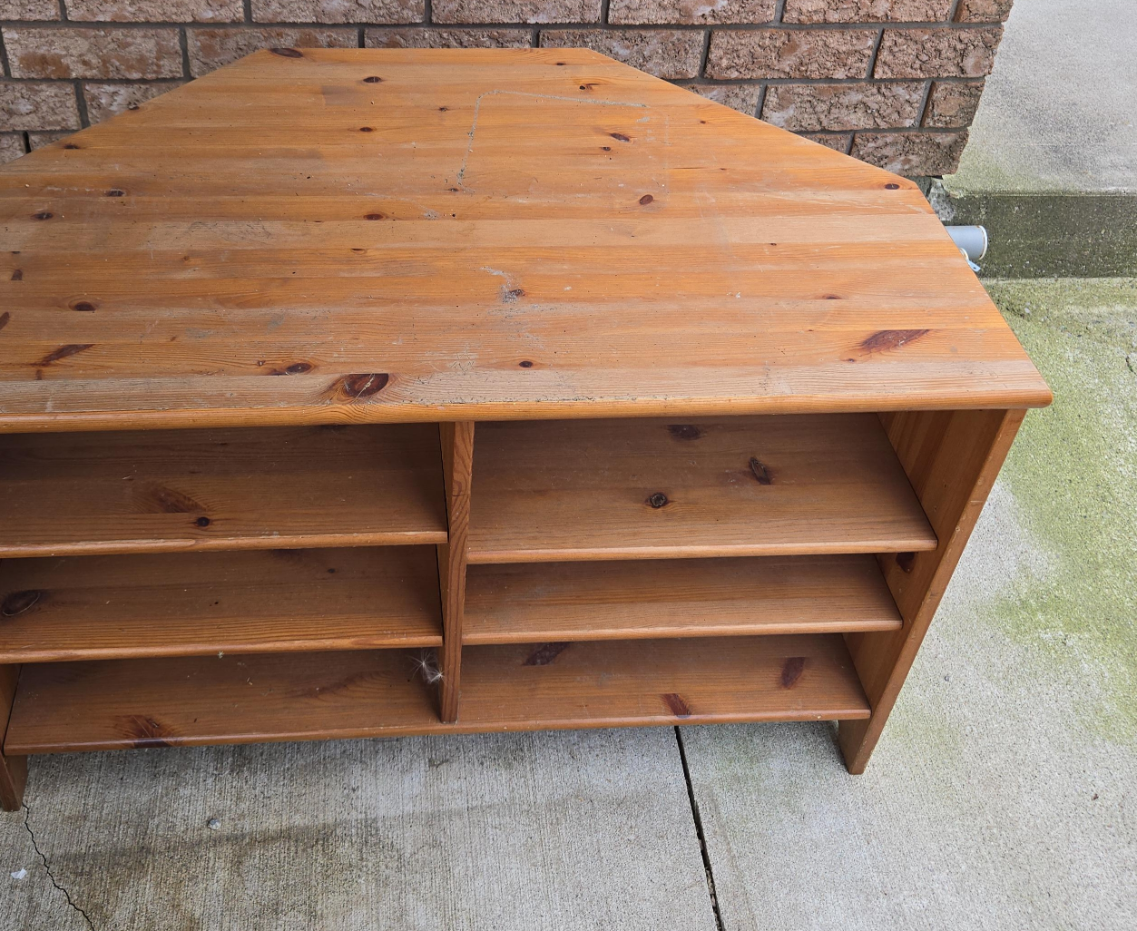Wooden Corner TV Stand thumbnail