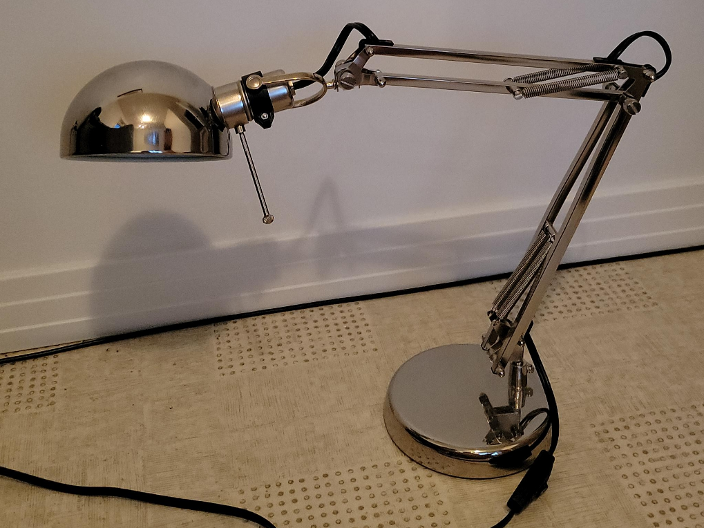 Silver Adjustable Desk Lamp thumbnail