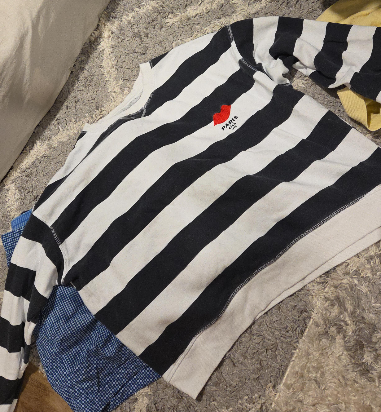 Paris Club 1990 Striped Sweatshirt thumbnail