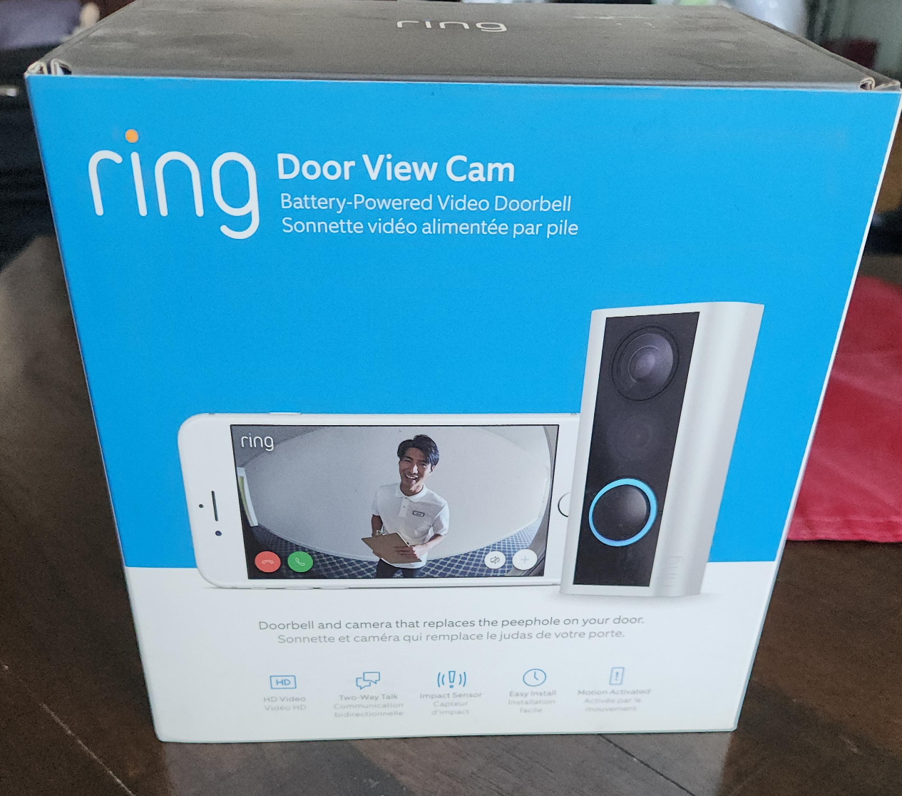 Ring Door View Cam - Battery Powered Video Doorbell