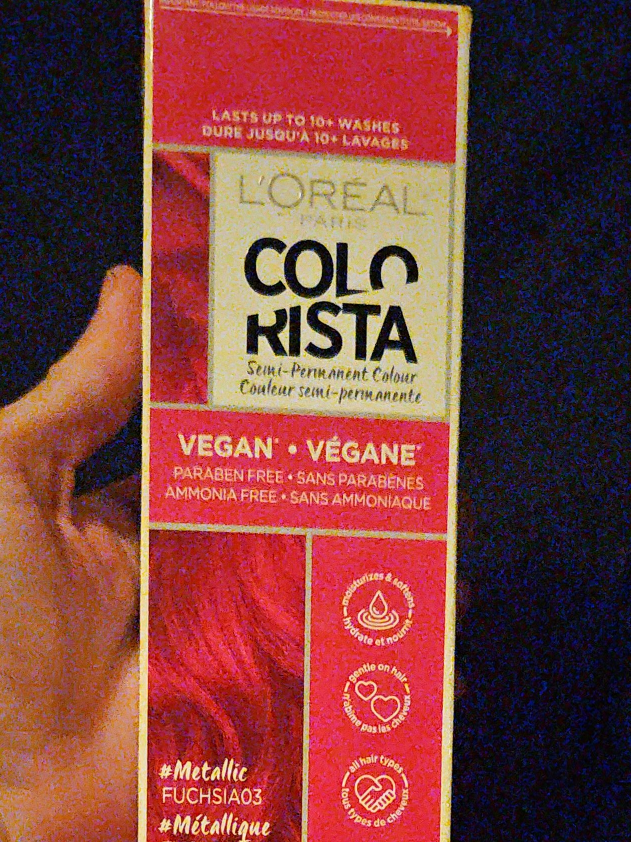 L'Oréal colorista magenta semi permanent hair colour thumbnail