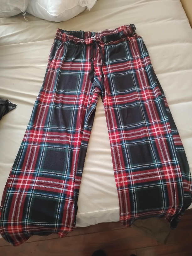 Medium Stretchy Christmas pajama pants thumbnail