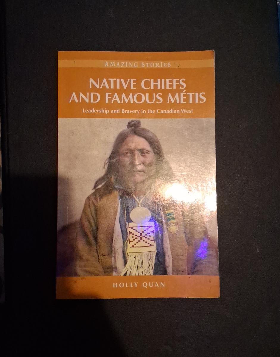 Native Chiefs and Famous Métis Book