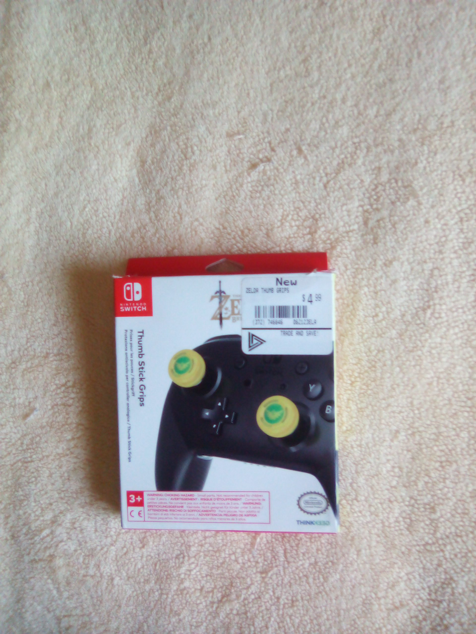 New Zelda Thumb Grips for Nintendo Switch thumbnail