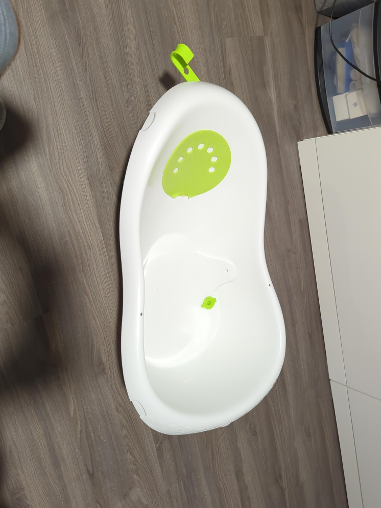 Munchkin Baby Bath Tub - White & Green thumbnail