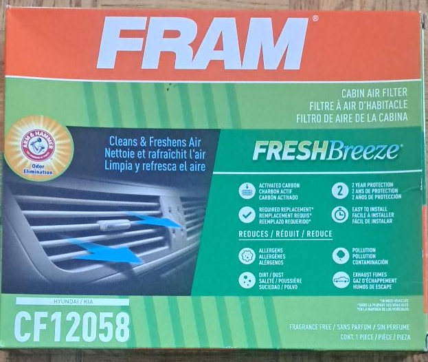 Fram Cabin Air Filter thumbnail