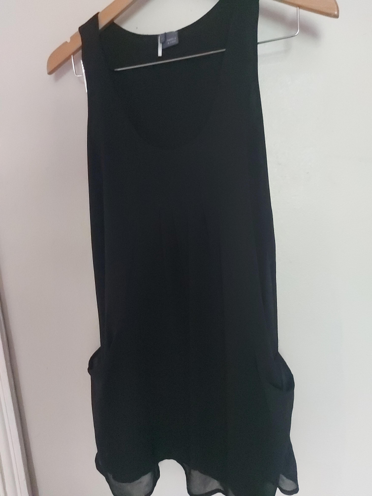 Sparkle & Fade Black Tank Dress - Size S thumbnail