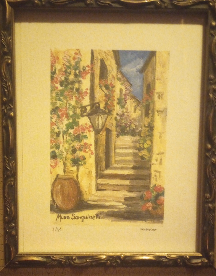 Mura Sanguinetti "Portofino" Framed Print thumbnail