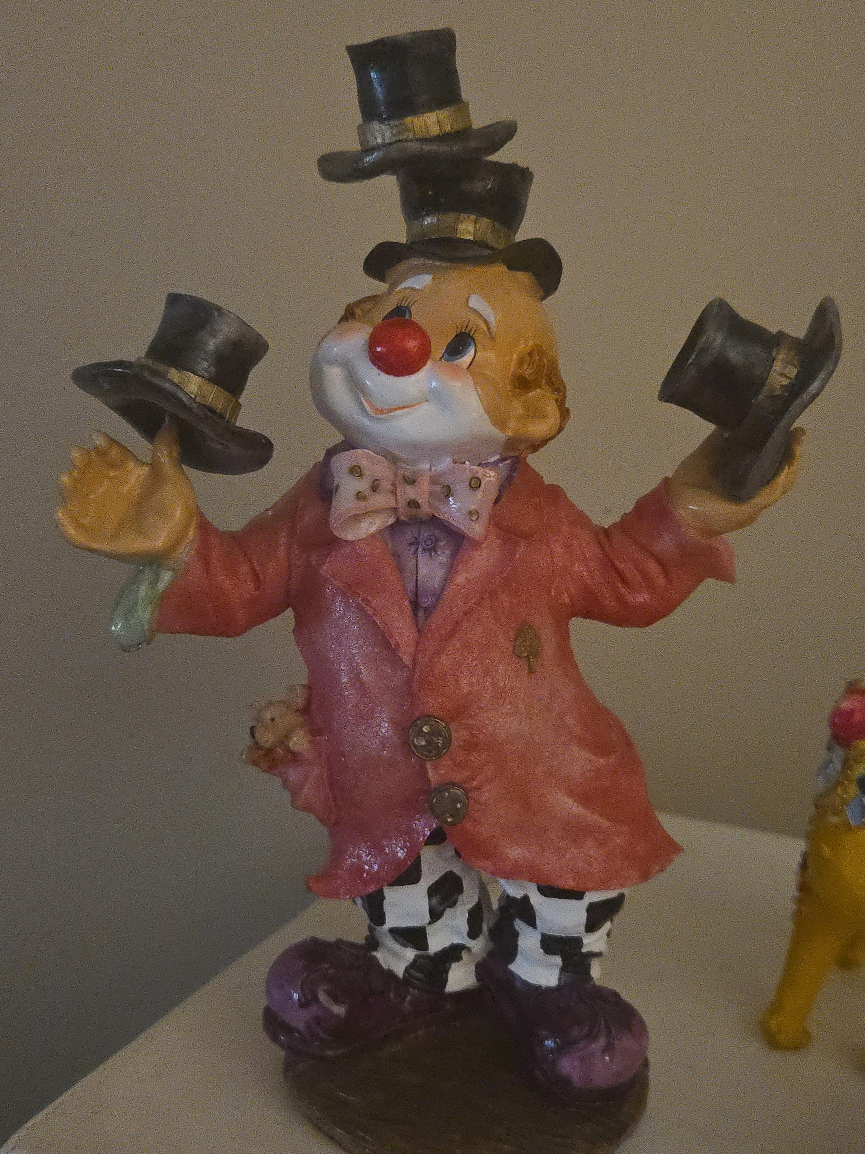 Clown Figurine with Hats thumbnail