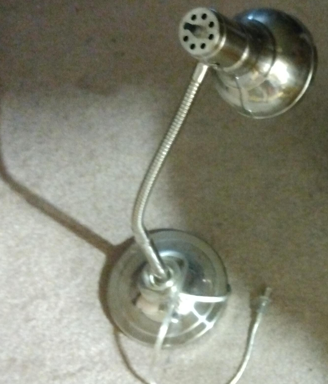 Silver Desk Lamp thumbnail
