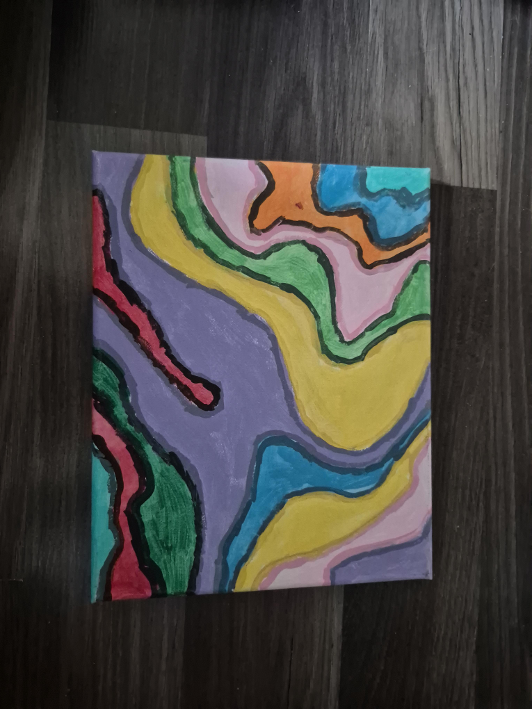 Abstract Painting on Canvas thumbnail