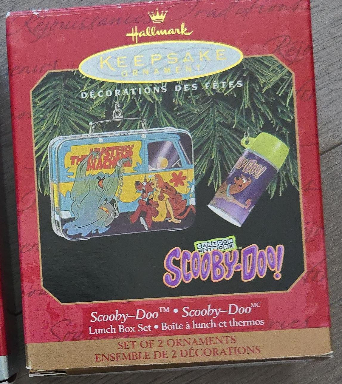 Hallmark Scooby-Doo Lunch Box Ornament Set - New thumbnail