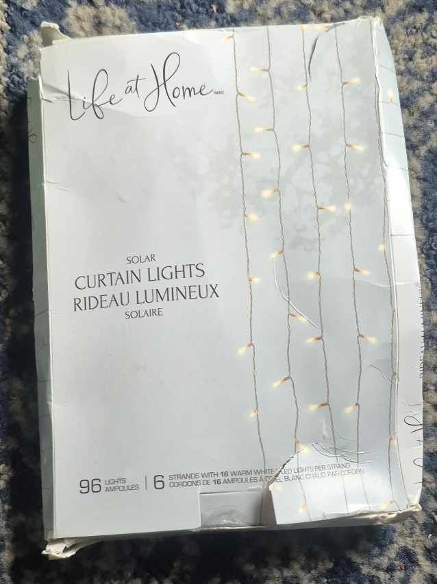 Life at Home Solar Curtain Lights - 96 Lights thumbnail